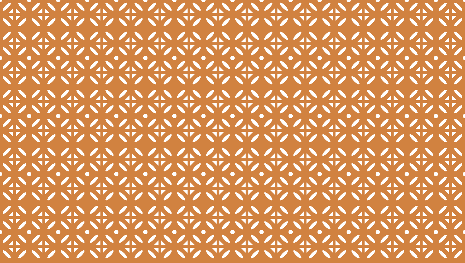 Parasoleil™ Continental Flower© pattern displayed with a ochre color overlay