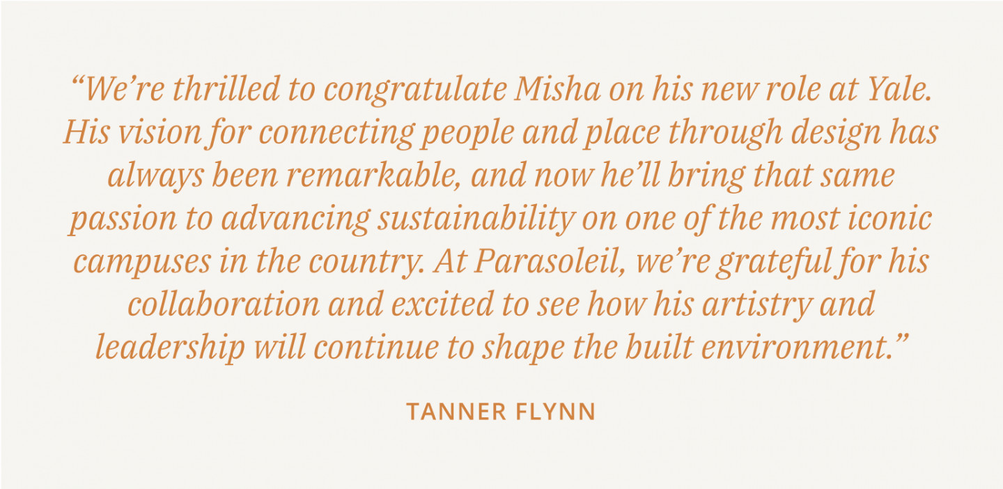 Quote from Parasoleil CEO, Tanner Flynn