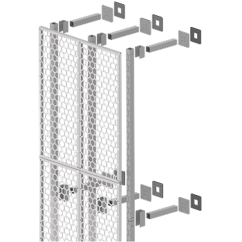 Rendering of a Parasoleil™ ParaClad 100XT Substructure Solution