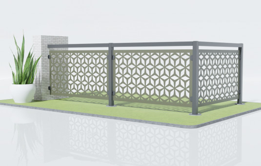 Rendering of a Parasoleil™ Guardrail Structural System