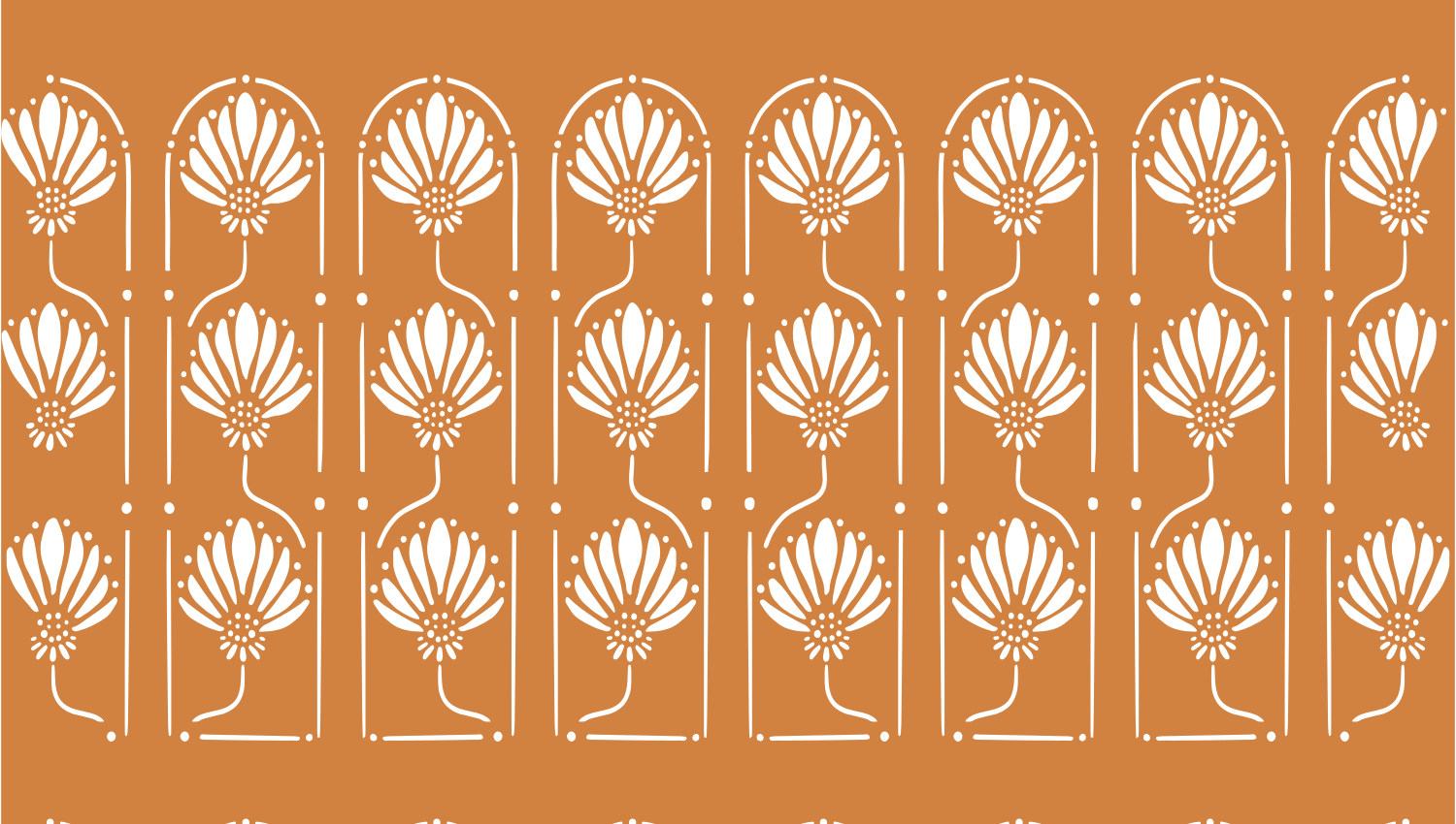 Parasoleil™ Allure© pattern displayed with a ochre color overlay