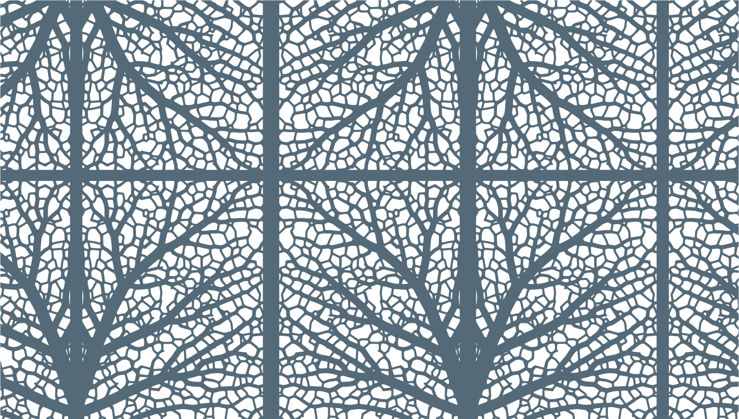 Parasoleil™ Arboreal I© pattern displayed with a blue color overlay