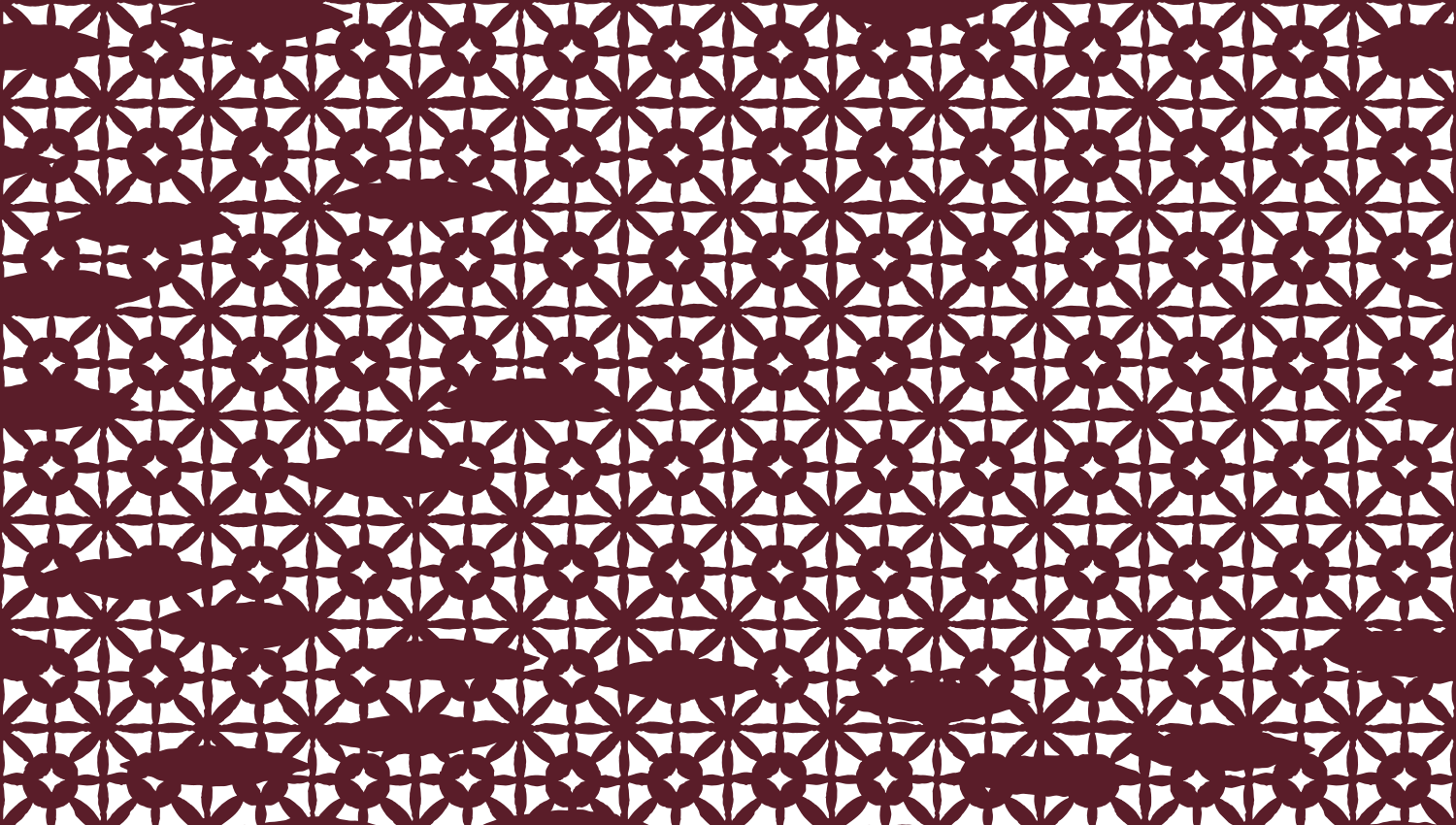 Parasoleil™ Balambra© pattern displayed with a burgundy color overlay