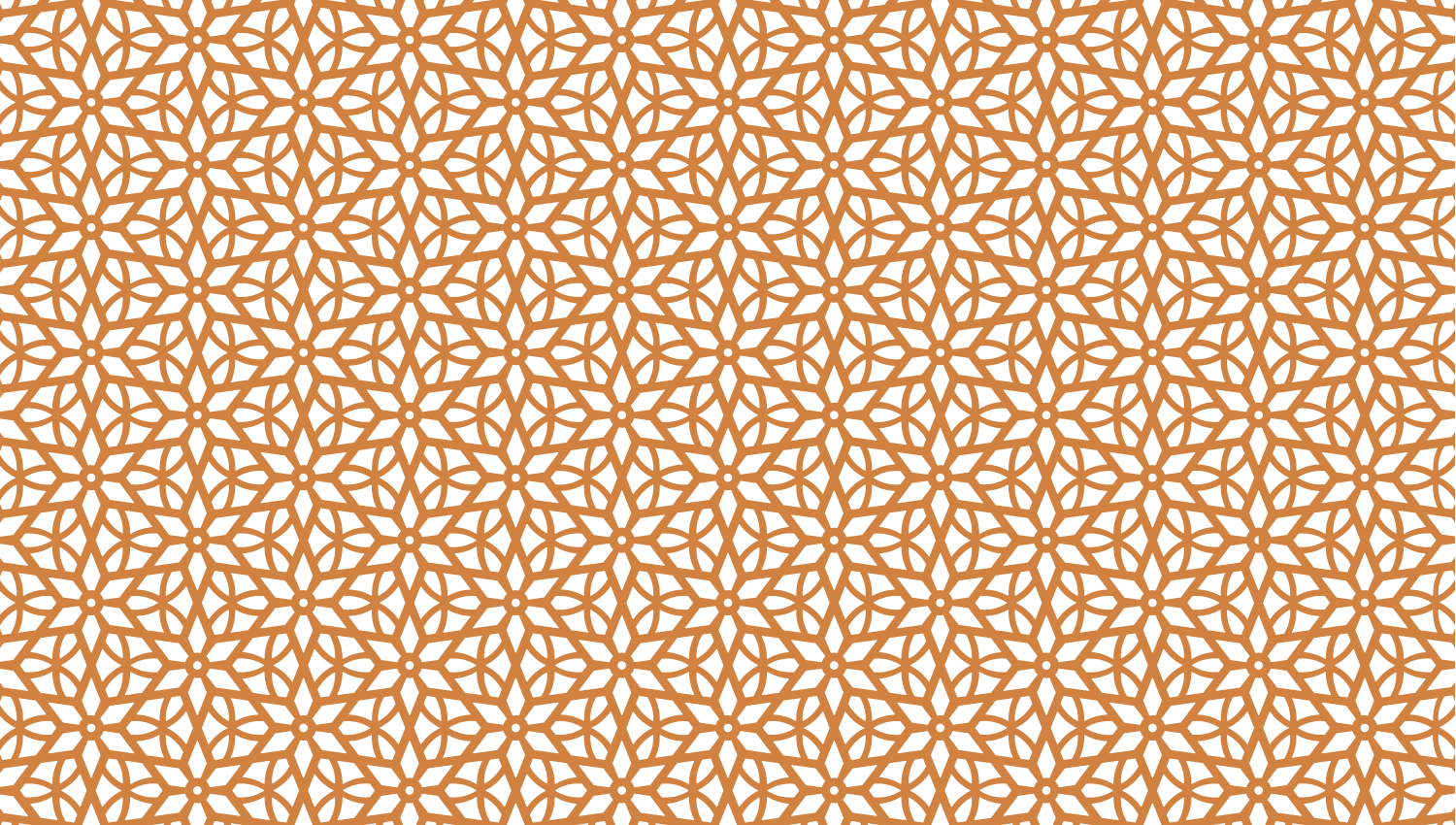 Parasoleil™ Boulder Flower© pattern displayed with a ochre color overlay