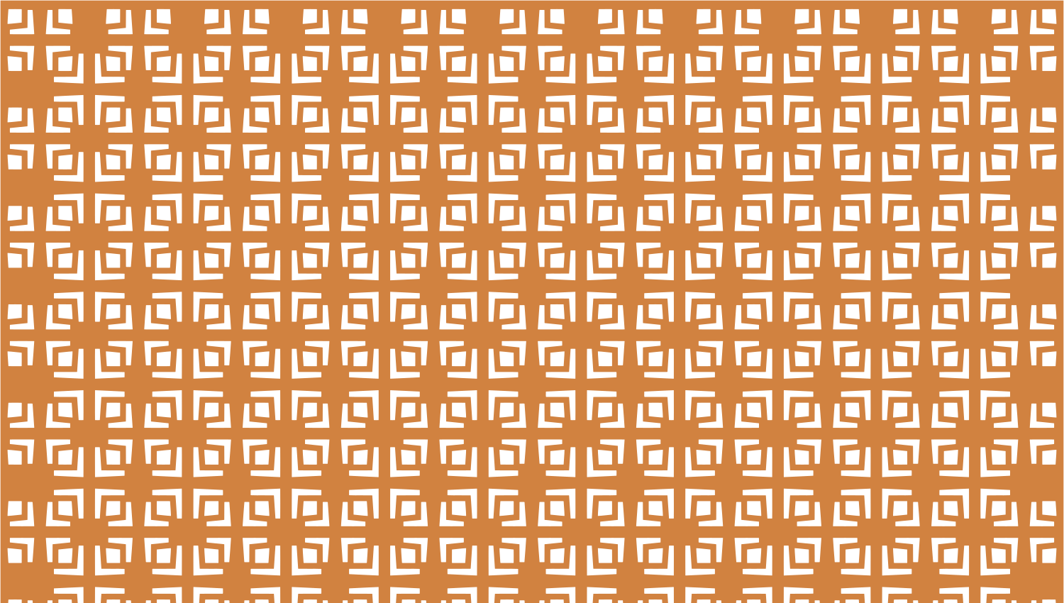 Parasoleil™ Breeze Block© pattern displayed with a ochre color overlay