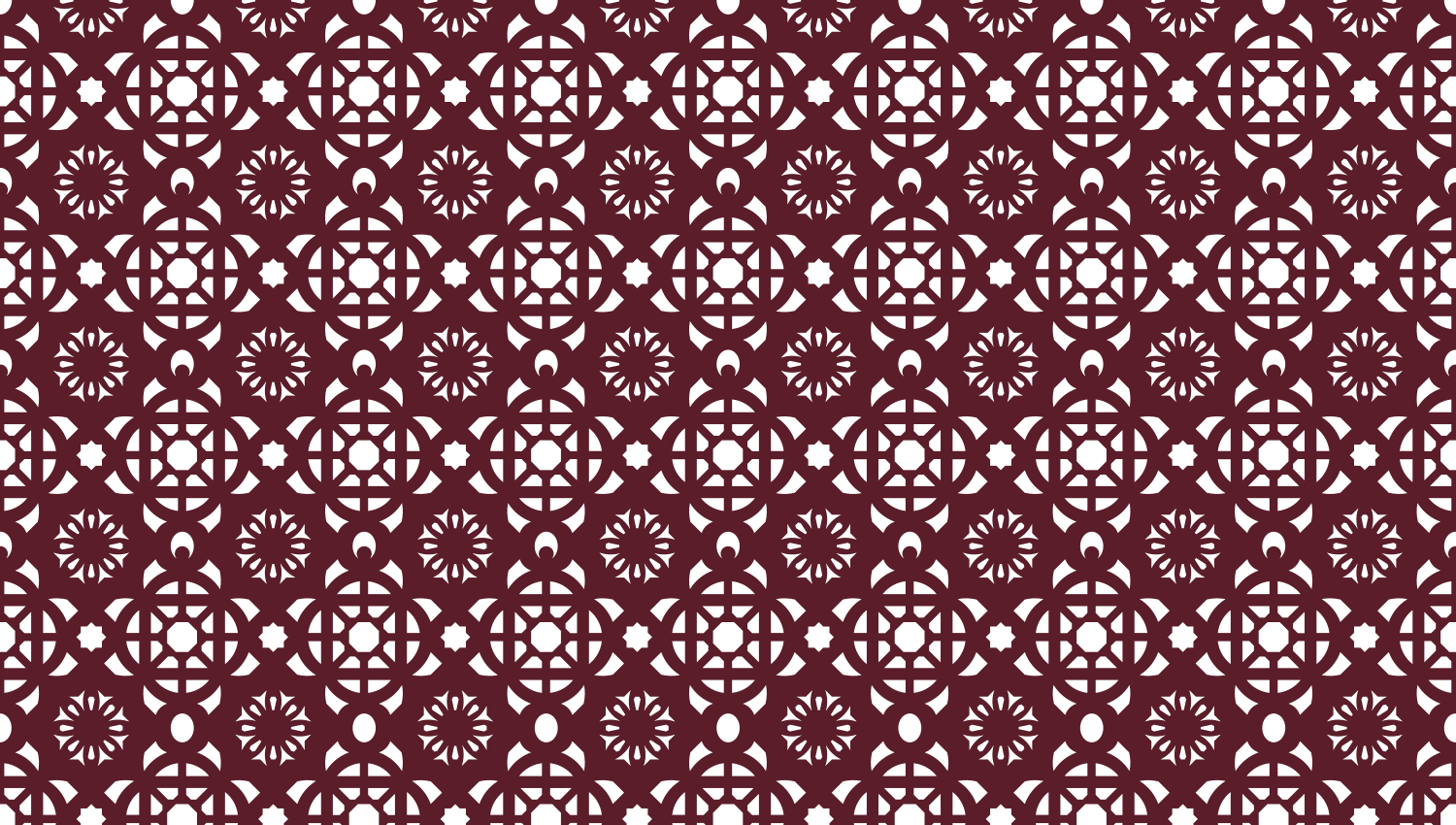 Parasoleil™ Casablanca© pattern displayed with a burgundy color overlay
