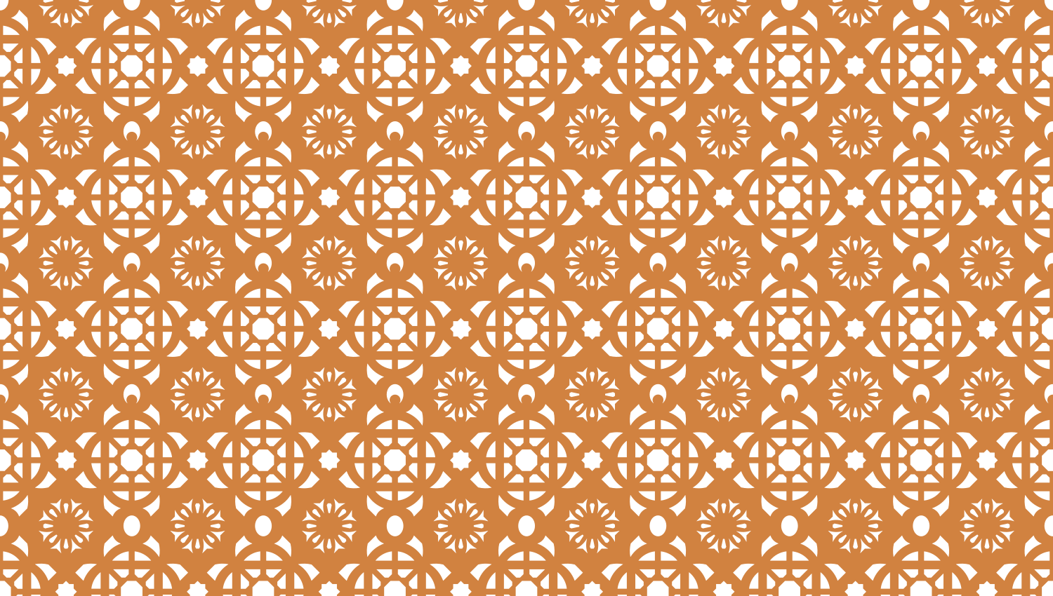 Parasoleil™ Casablanca© pattern displayed with a ochre color overlay