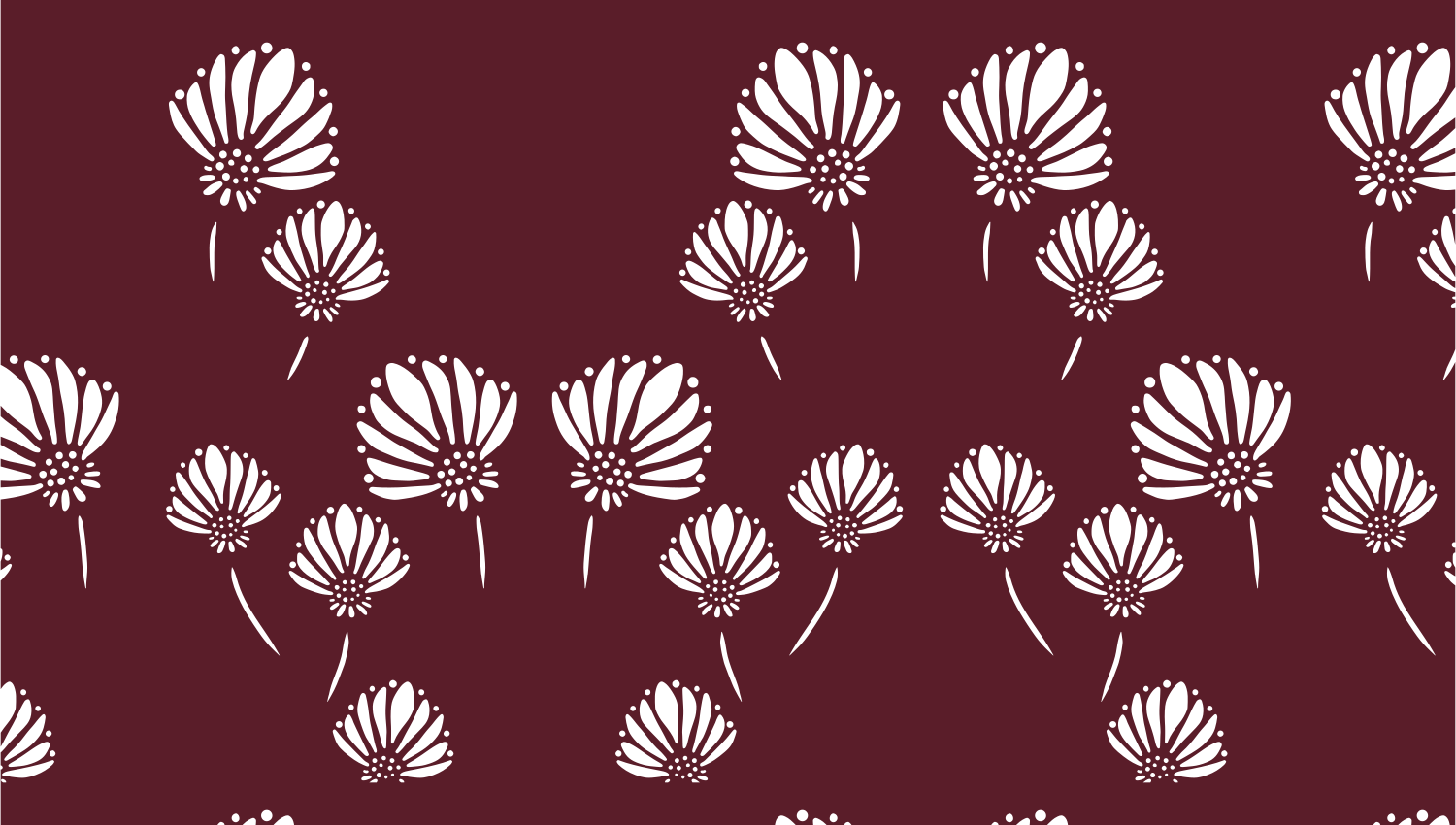 Parasoleil™ Dan di Lion© pattern displayed with a burgundy color overlay