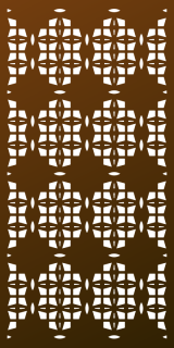 Parasoleil™ Geneva© pattern displayed as a rendered panel