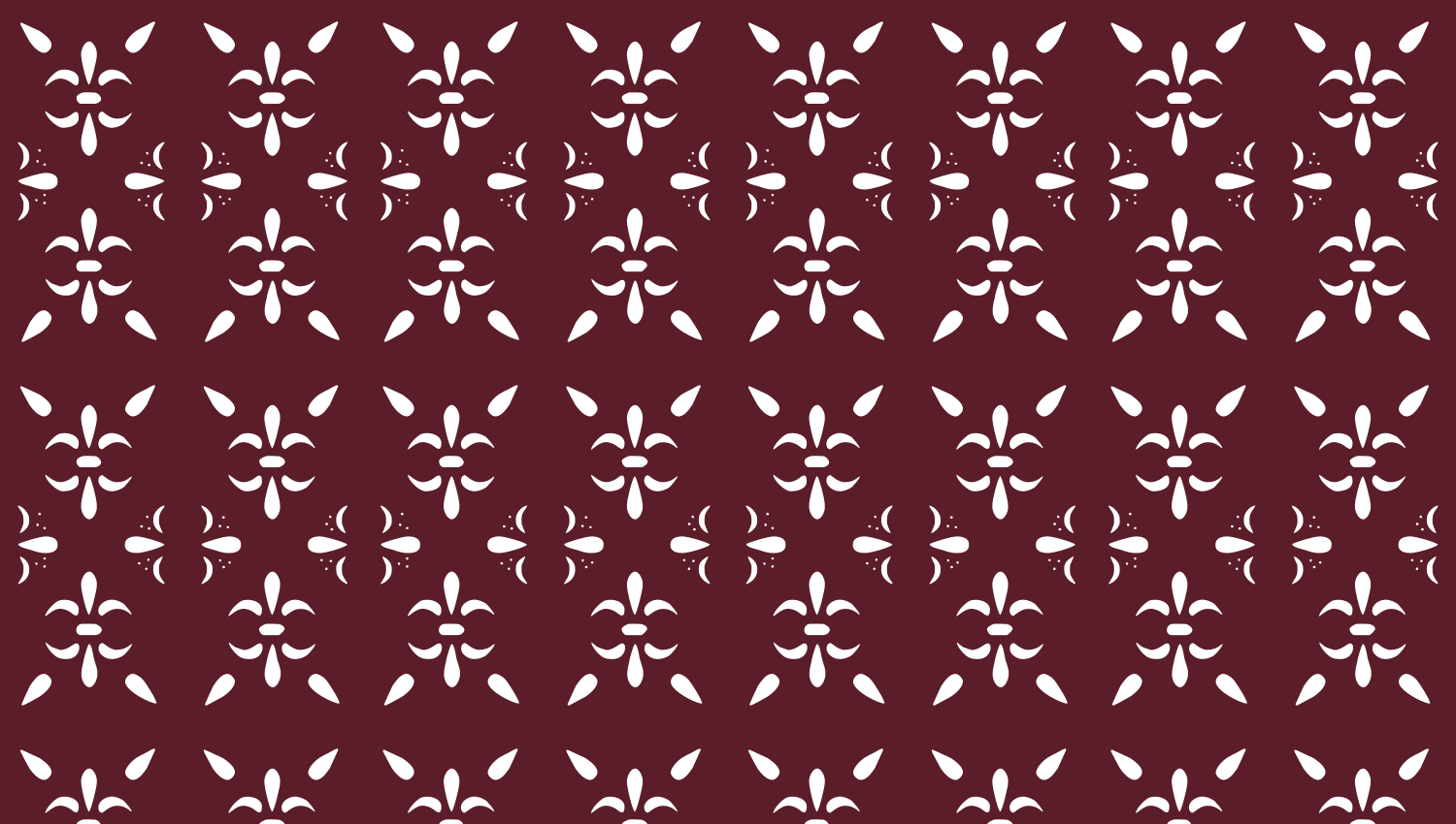 Parasoleil™ Grand Fleur© pattern displayed with a burgundy color overlay