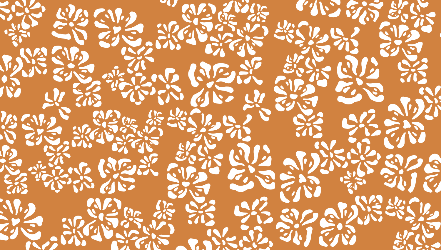 Parasoleil™ Magnolia© pattern displayed with a ochre color overlay
