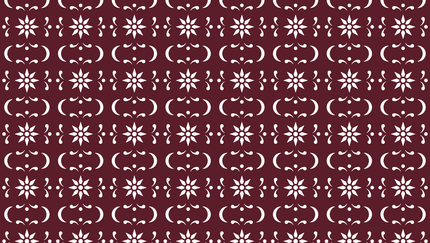 Parasoleil™ Mission© pattern displayed with a burgundy color overlay