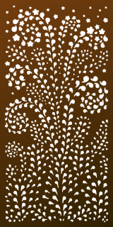 Parasoleil™ Sundew© pattern displayed as a rendered panel