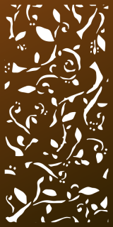 Parasoleil™ Timothy's Vine© pattern displayed as a rendered panel