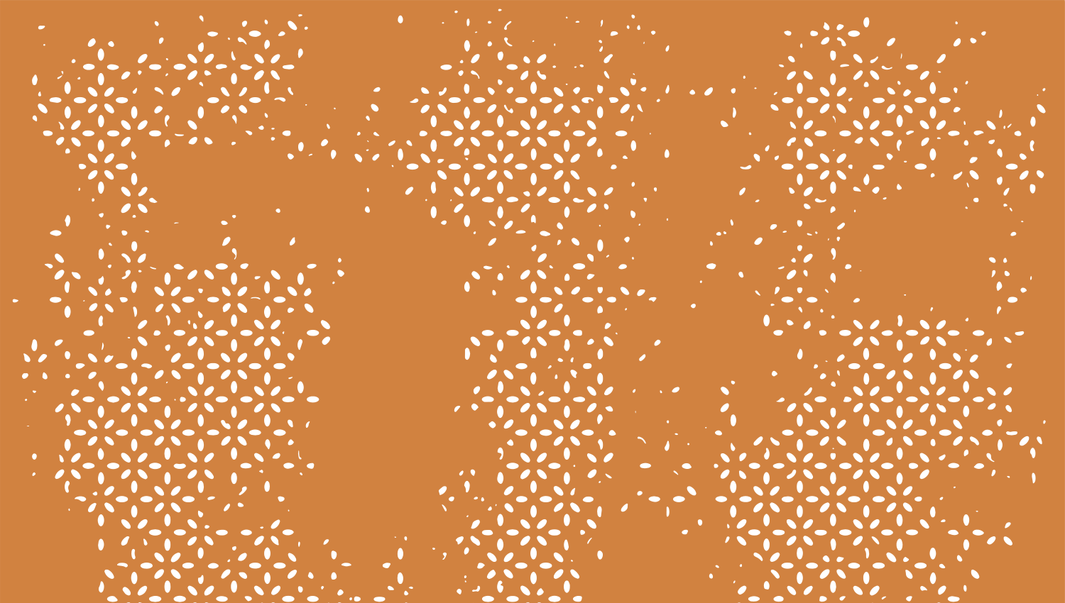 Parasoleil™ White Sands© pattern displayed with a ochre color overlay