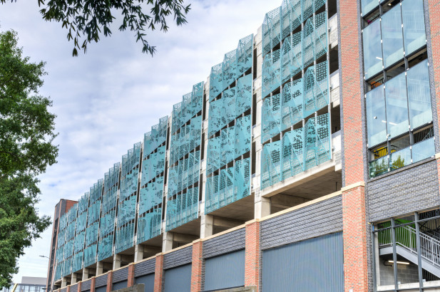 Parasoleil™ Panels in use for the Durham Parking Garage: Nature is the Throughline, Six Locals case study