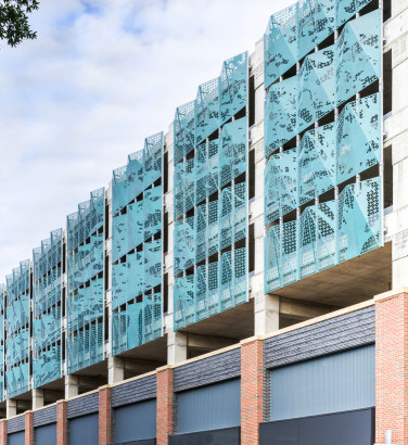 Parasoleil™ Panels in use for the Durham Parking Garage: Nature is the Throughline, Six Locals case study