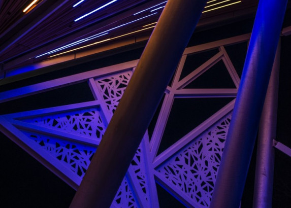 Parasoleil™ Panels in use for the Fort St. John Centennial Park Band Shell case study