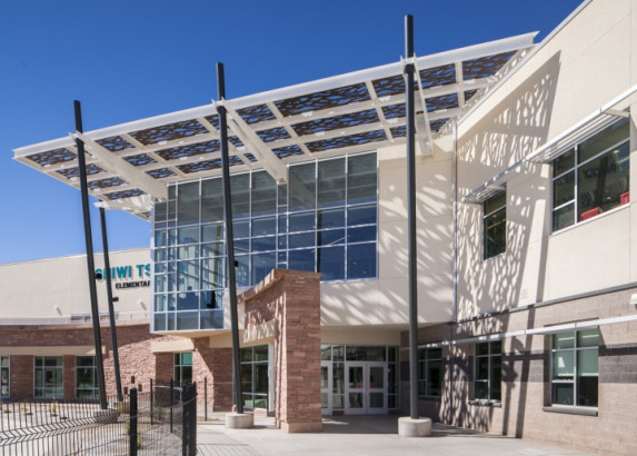 Parasoleil™ Panels in use for the Shiwi Ts'ana Elementary School case study